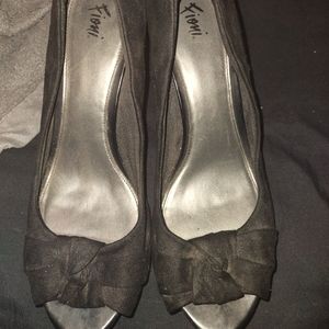 6 inch Open Toe Heels